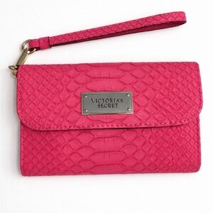 Victoria's Secret Fuchsia Wristlet Clutch